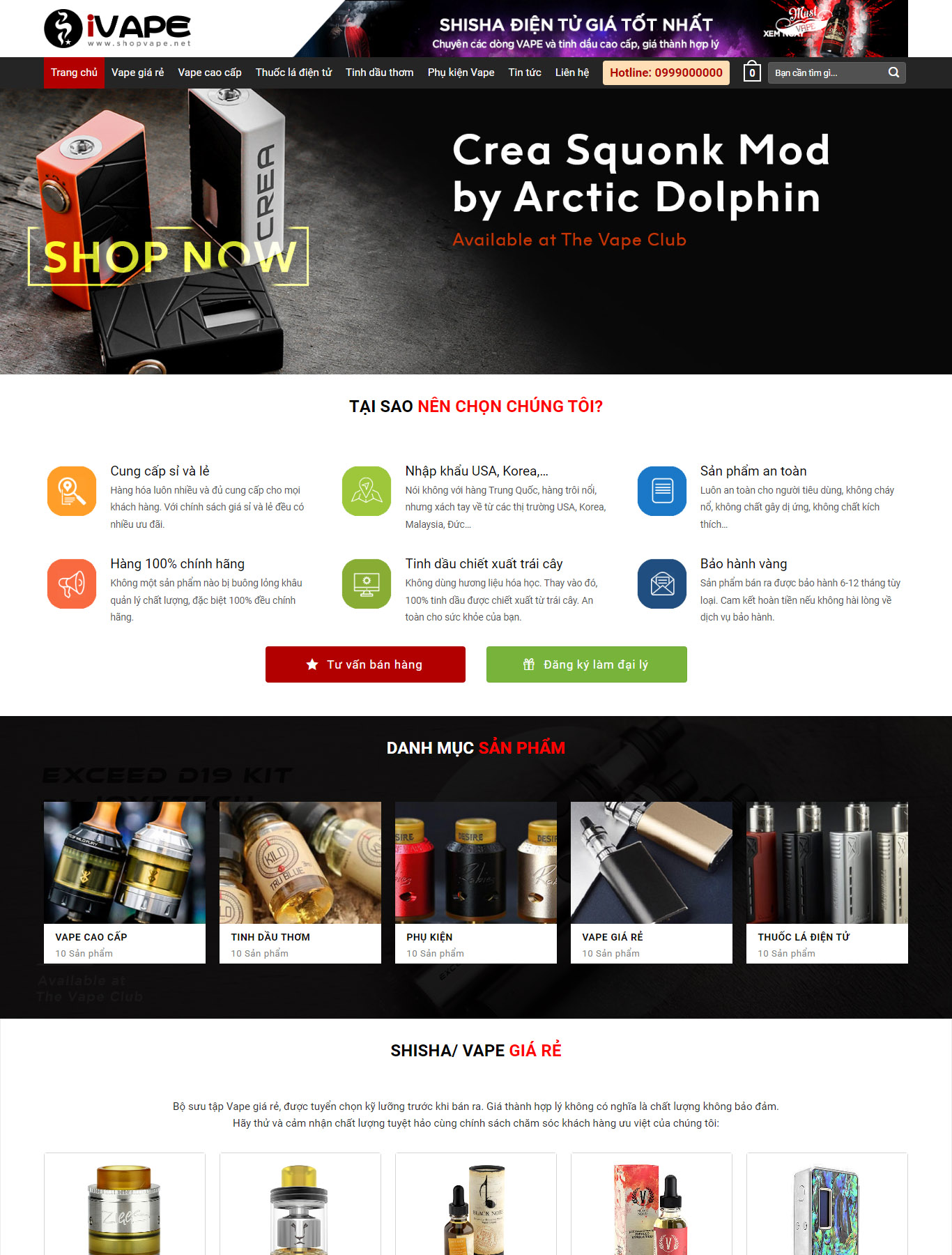 Mẫu Giao diện website Bán hàng - Shop phụ kiện - Giao diện Flatsome