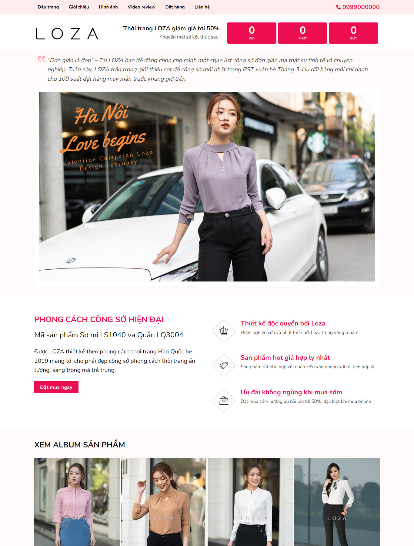 Mẫu Giao diện website Bán hàng - Thời trang 5