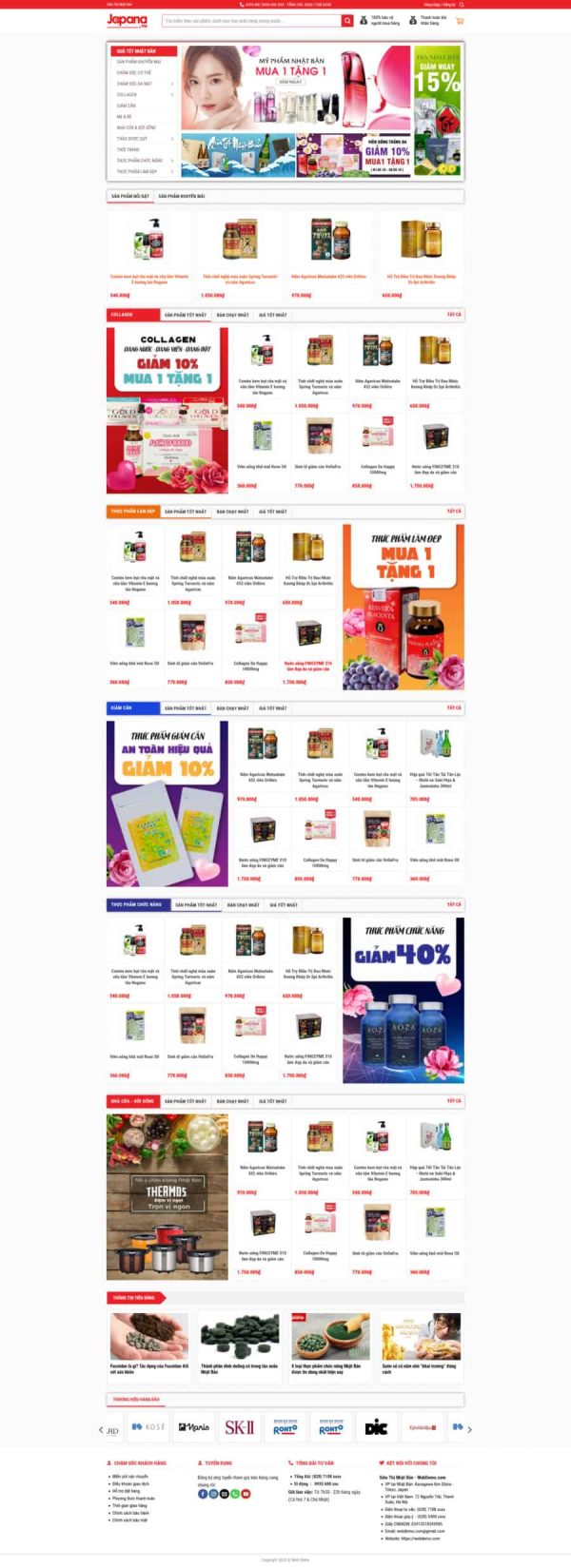 Theme wordpress bán hàng nội địa nhật bản