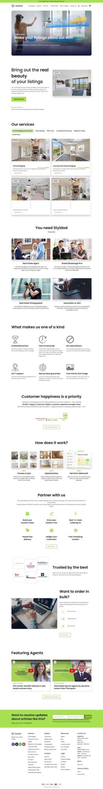 Theme WordPress giới thiệu công ty 7 chuyên nội thất sàn gỗ