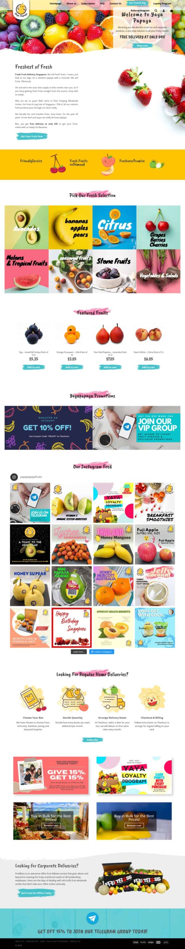 Theme wordpress nông sản trái cây