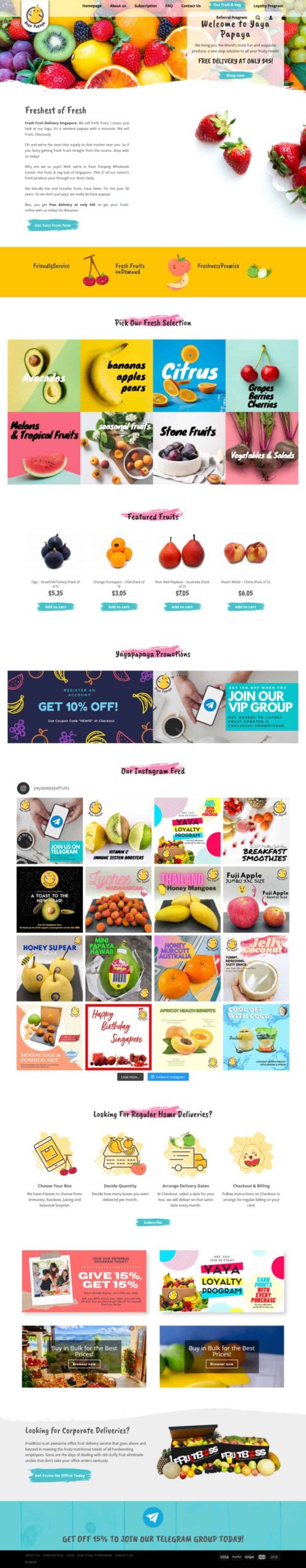 Theme wordpress nông sản trái cây