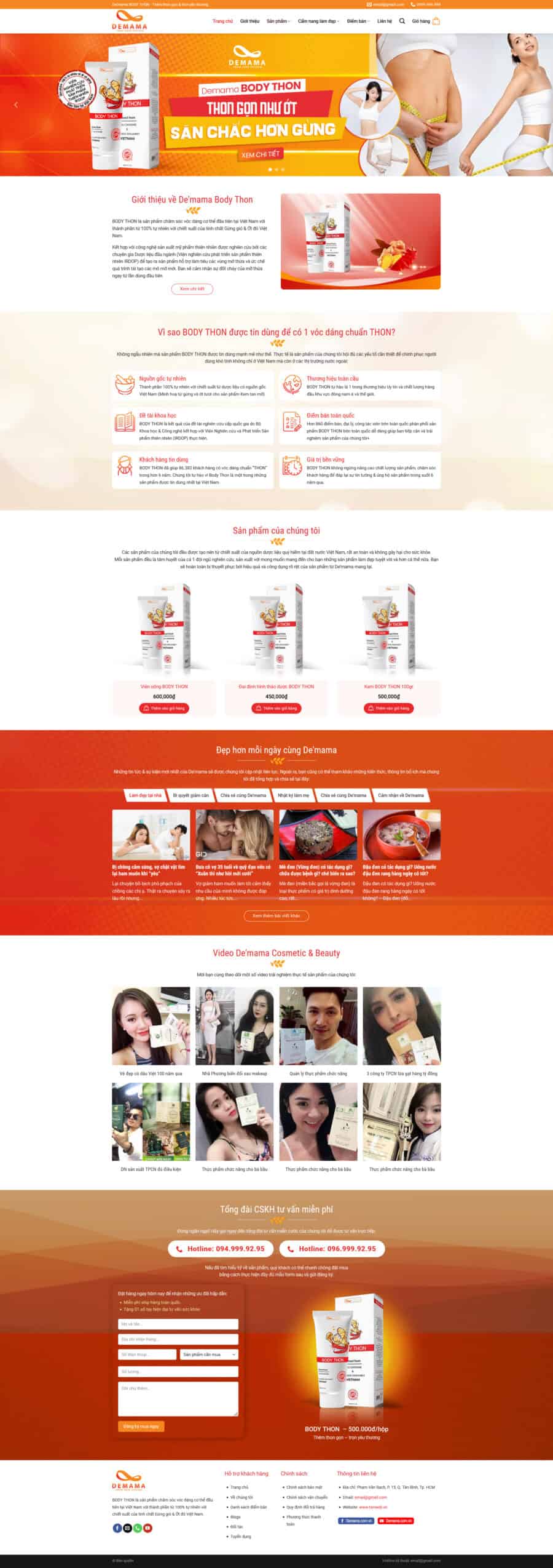 Theme wordpress thực phẩm chức năng đẹp ,chuẩn seo