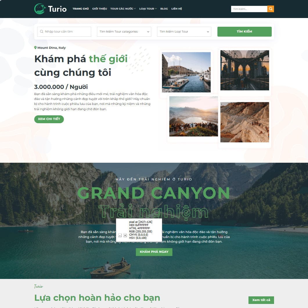 Mẫu website du lịch đẹp 017