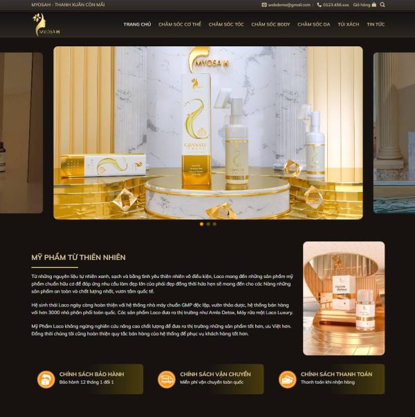Theme wordpress bán mỹ phẩm 26