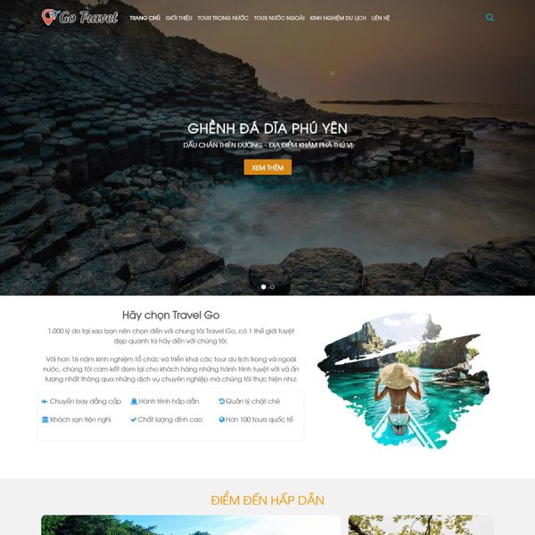 Theme wordpress  du lịch 04