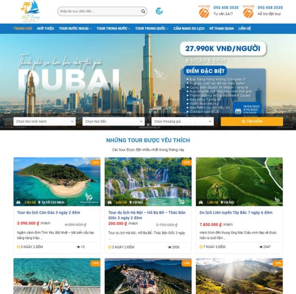 Theme wordpress du lịch cao cấp 25
