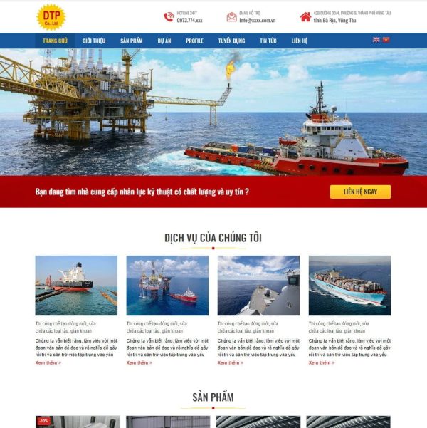 Theme wordpress giới thiệu công ty 02