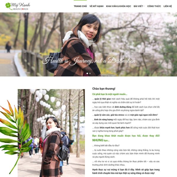 Theme wordpress giới thiệu profile cá nhân