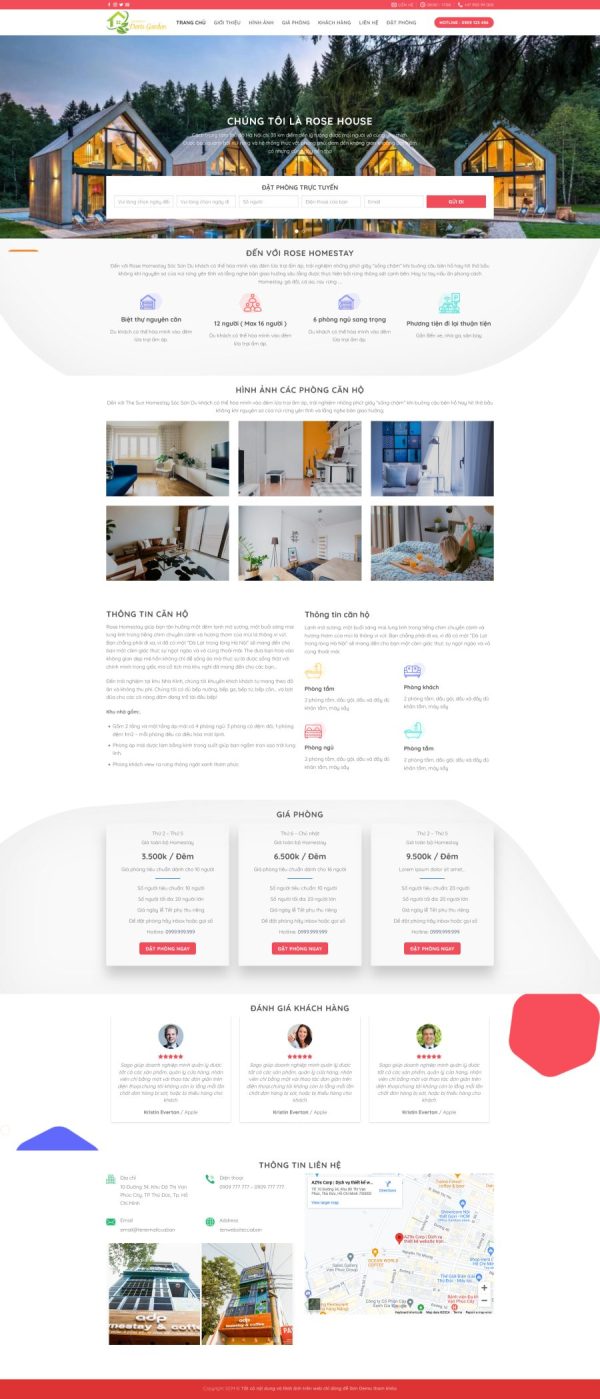 Theme WordPress Khách Sạn 3