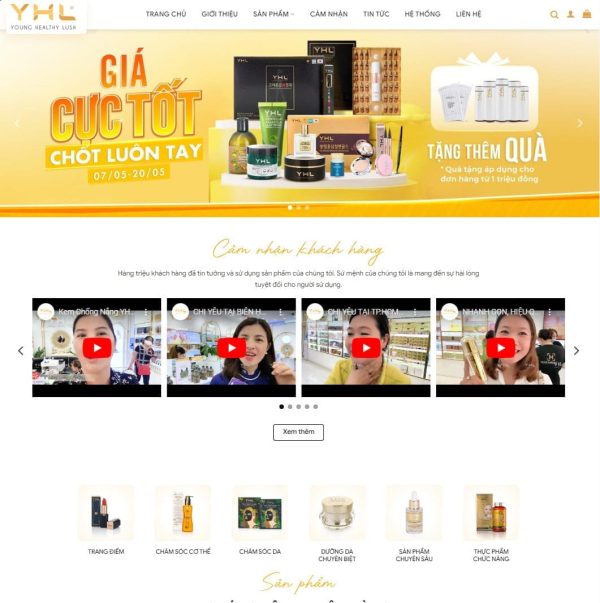 Theme wordpress mỹ phẩm 24